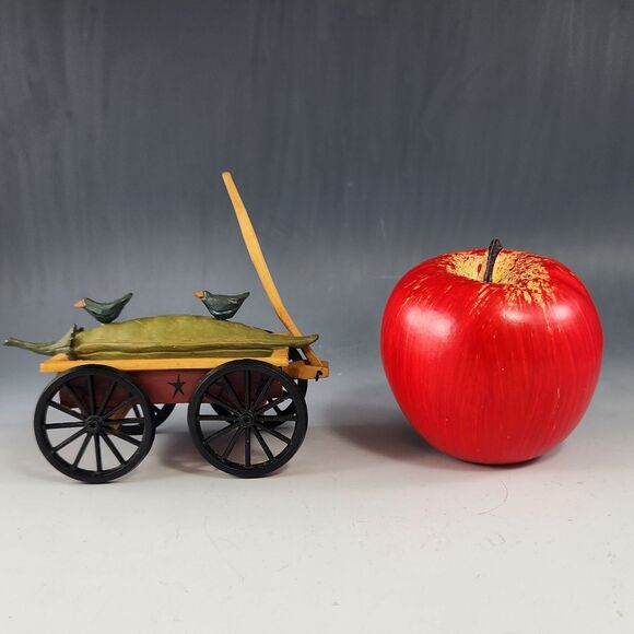Williraye Studio Bumper Crop Wagon Crow Peapod Farmers Market 2003 Retired - Picture 3 of 10
